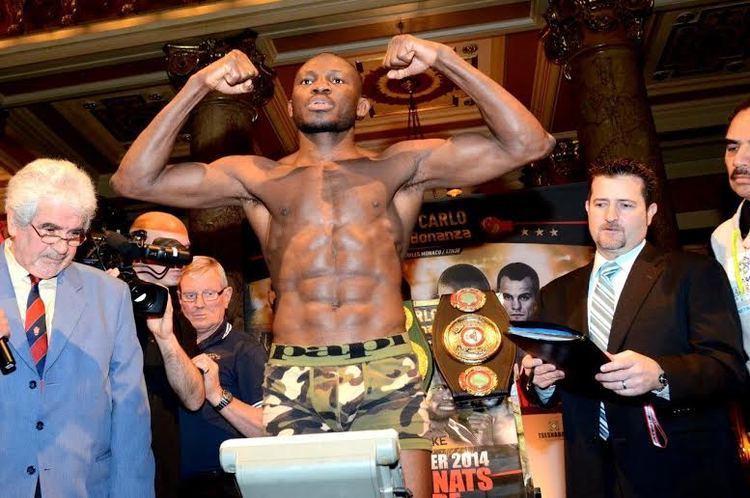 Osumanu Adama Photos from GolovkinAdama WeighIn in Monte Carlo The