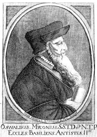 Oswald Myconius Erschlieung des Briefwechsels von Oswald Myconius 14881552