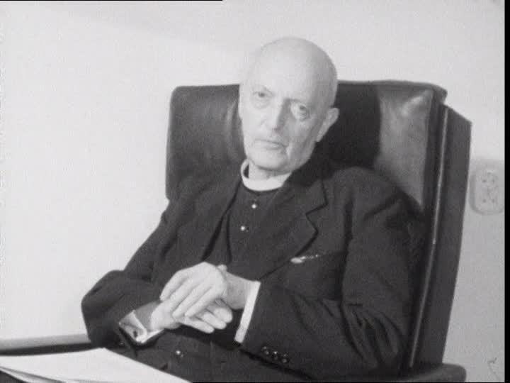 Oswald von Nell-Breuning Oswald von NellBreuning Theologian 1965 HD Stock Video Footage