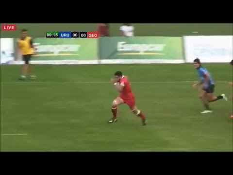 Otar Giorgadze Otar Giorgadze barnstorming run leads to Georgia U20 try in opening