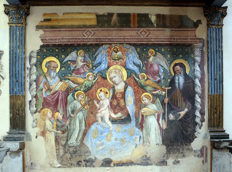 Ottaviano Nelli Ottaviano Nelli Madonna del belvedere 1417 circa Chiesa di