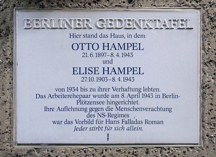 Otto and Elise Hampel