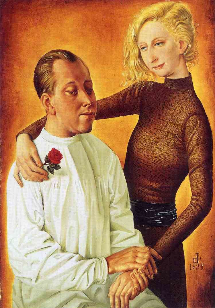 Otto Dix Otto Dix Portrait of the Painter Hans Theo Richter and his wife