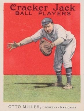Otto Miller 1915 Cracker Jack Otto Miller 53 Baseball Card Value Price Guide