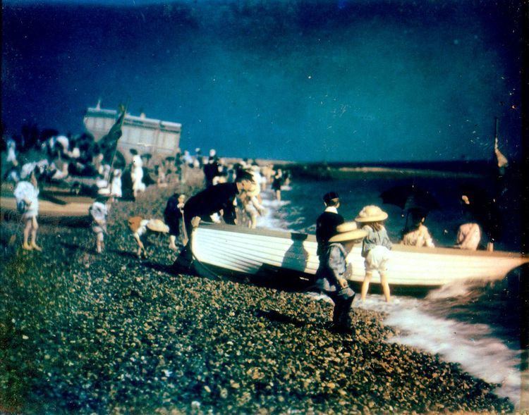 Otto Pfenninger Brighton Beach In 1906 Otto Pfenningers Color Photos