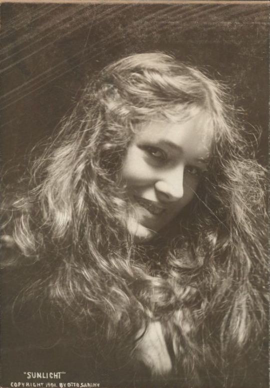 Otto Sarony Otto Sarony Portrait of Evelyn Nesbit 1901 World Vintage famous
