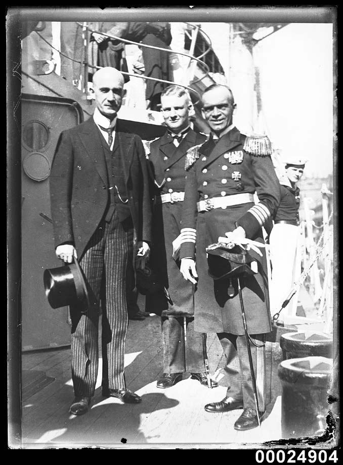 Otto Schniewind Dr Rudolf Asmis and Captain Otto Schniewind on board the G Flickr