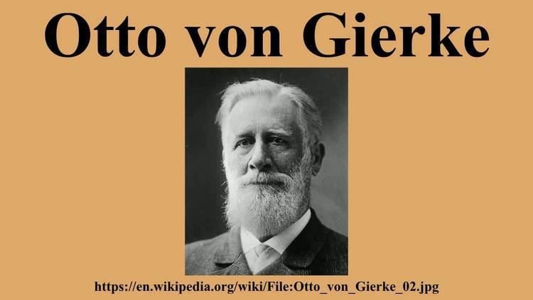 Otto von Gierke Otto von Gierke YouTube