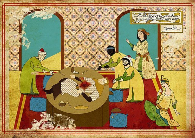 Ottoman Eagle movie scenes alien movie as ottoman motif 11 Classic Movie Scenes as Ottoman Motifs