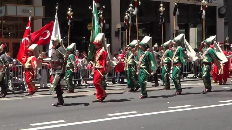 Ottoman military band NYC Turkish Parade 05192012 Ottoman Military Marching Band