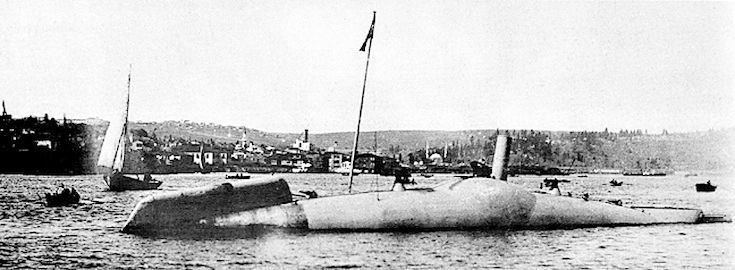 Ottoman submarine Abdül Hamid Ottoman Submarine 1886 Abdlhamid 2 Submarine Pinterest