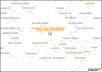 Oulad Youssef Ouled Youssef Morocco map nonanet
