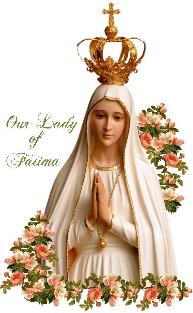 Our Lady of Fátima This is the crown of the Our Lady of Fatima statue in Fatima