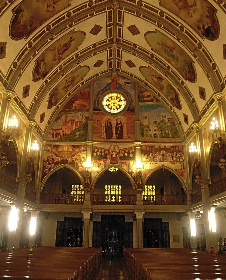 Our Lady of Montserrat Abbey (Manila) New mural adorns the Abbey Church of Our Lady of Montserrat