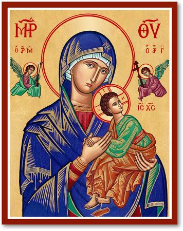 Our Lady of Perpetual Help Blessed Virgin Mary Icons Our Lady of Perpetual Help Icon