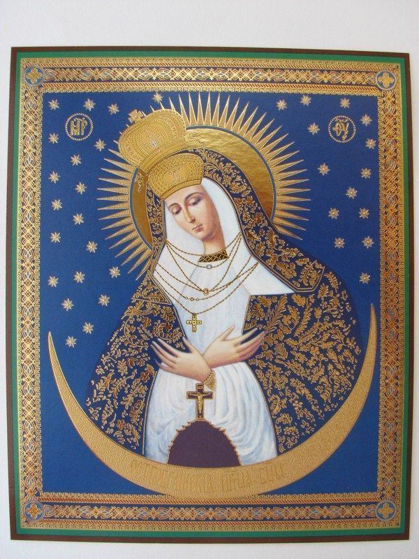 Our Lady of the Gate of Dawn Mass produced adaptation of Our Lady of the Gate of Dawn icon also