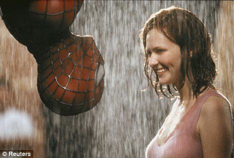 Out of Step (film) movie scenes Tobey Maguire stars as Spider Man in the title role along with co star Kirsten Dunst in the 2002 film Spider Man