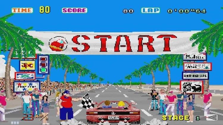 Out Run 1987 Outrun Passing Breeze Arcade Old School Game Playthrough Retro