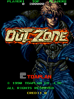 Out Zone Out Zone Videogame by Toaplan
