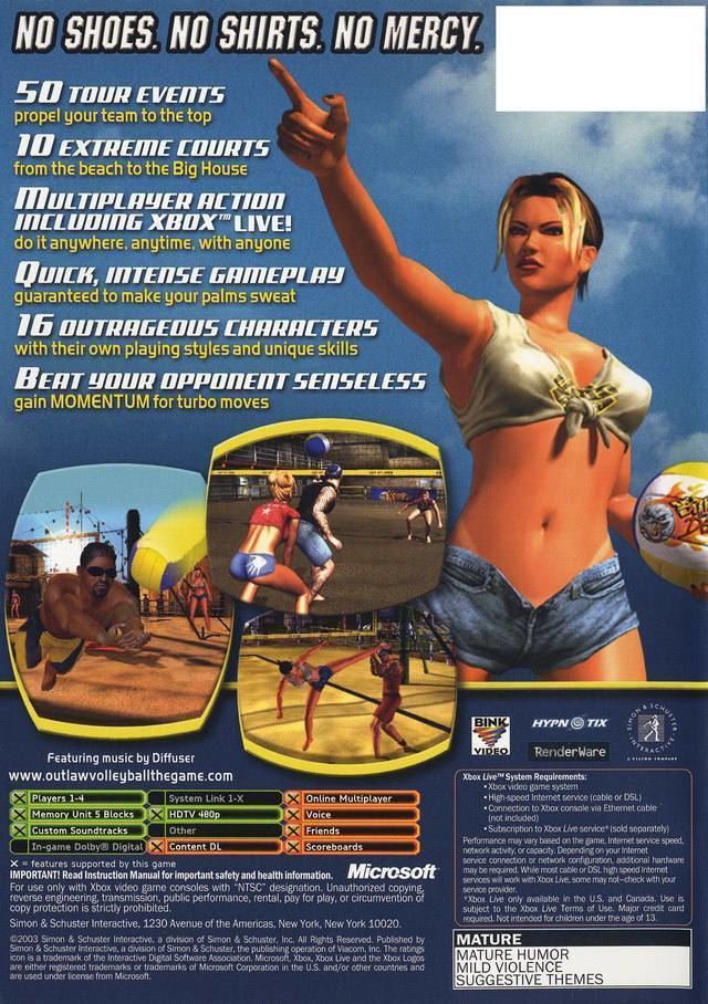 Outlaw Volleyball Outlaw Volleyball Box Shot for Xbox GameFAQs