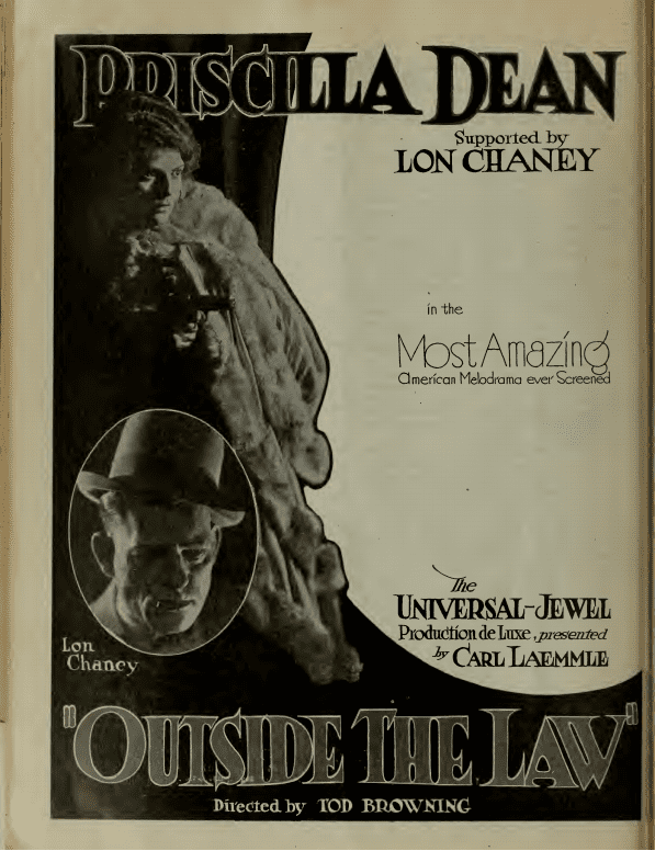 Outside the Law (1920 film) FilePriscilla Dean and Lon Chaney in Outside the Law by Tod