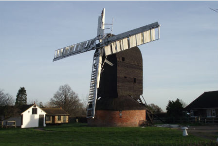 Outwood Windmill Historic Outwood Windmill damaged in Surrey gales Surrey Mirror