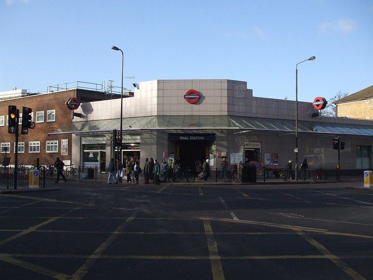 Oval tube station