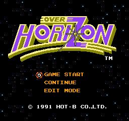 Over Horizon Over Horizon Japan ROM lt NES ROMs Emuparadise