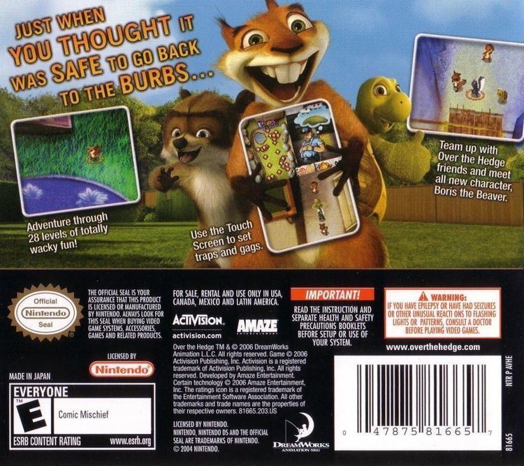 Over the Hedge: Hammy Goes Nuts! wwwmobygamescomimagescoversl130218overthe