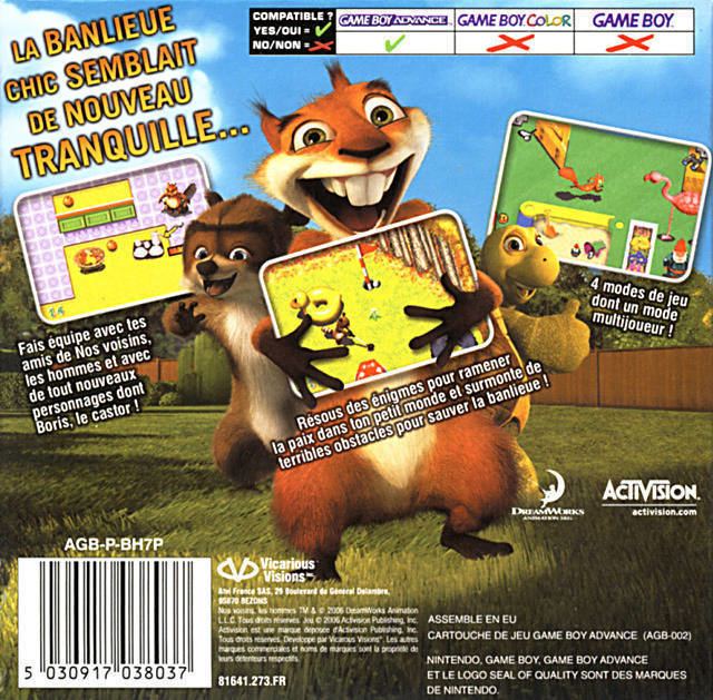 Over the Hedge: Hammy Goes Nuts! Over the Hedge Hammy Goes Nuts Box Shot for Game Boy Advance GameFAQs