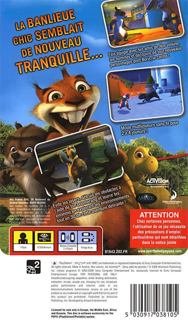 Over the Hedge: Hammy Goes Nuts! Over the Hedge Hammy Goes Nuts Box Shot for PSP GameFAQs