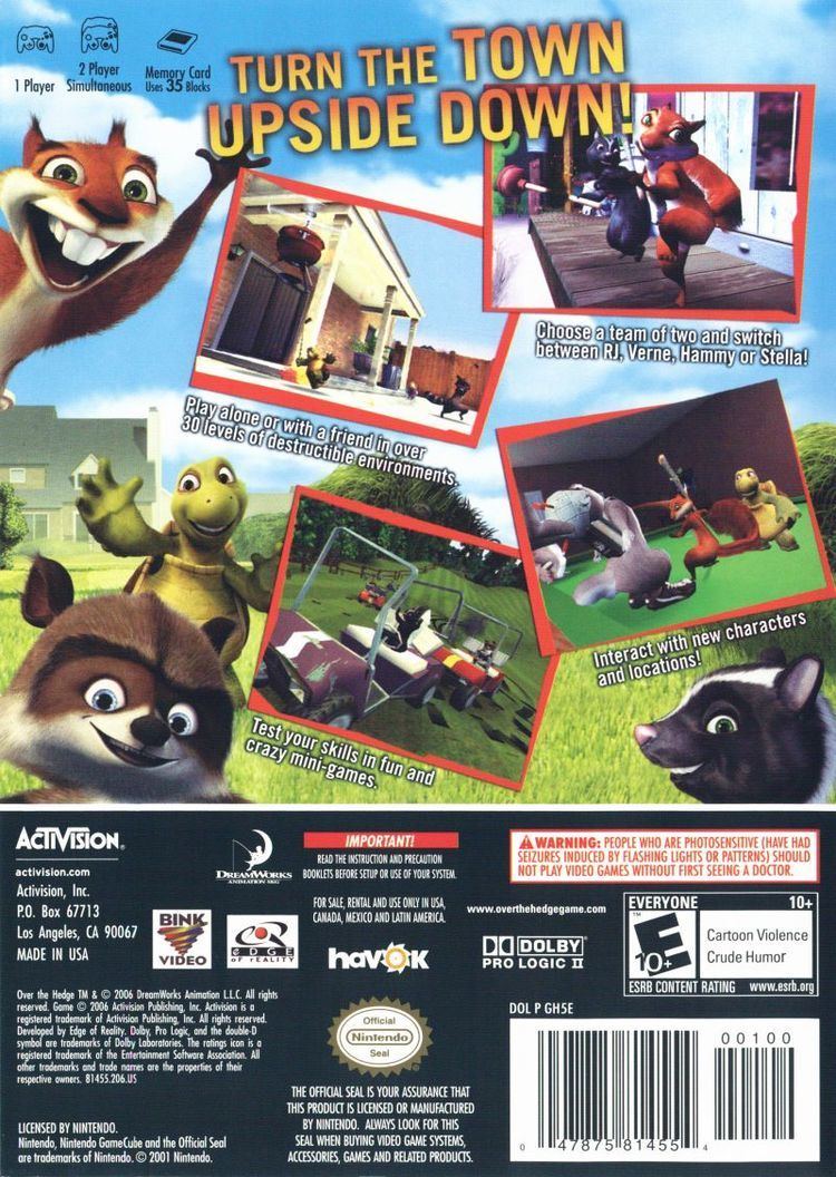 Over the Hedge (video game) wwwmobygamescomimagescoversl217430overthe