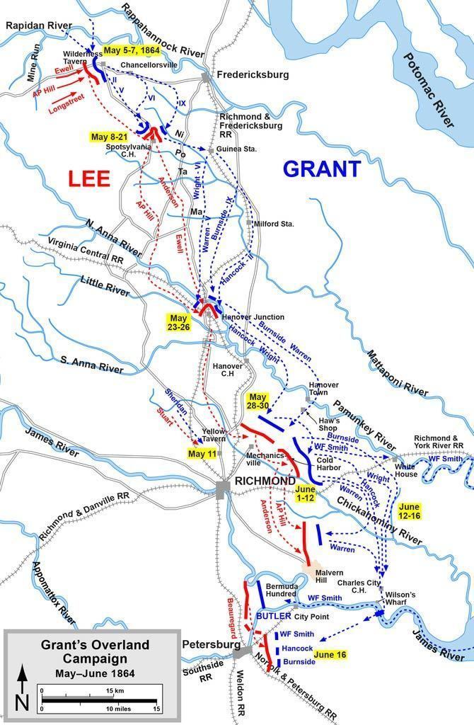 Overland Campaign Overland Campaign May 4June 24 1864 Summary amp Facts
