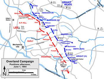 Overland Campaign Battle of Cold Harbor Wikipedia