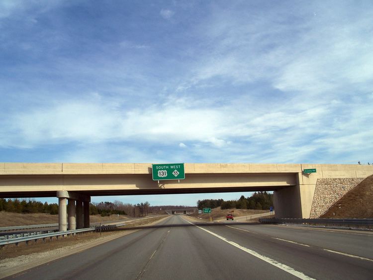 Overpass FileM55 overpass on US 131jpg Wikimedia Commons