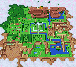 Overworld Mike39s RPG Center Zelda A Link to the Past Maps Overworld