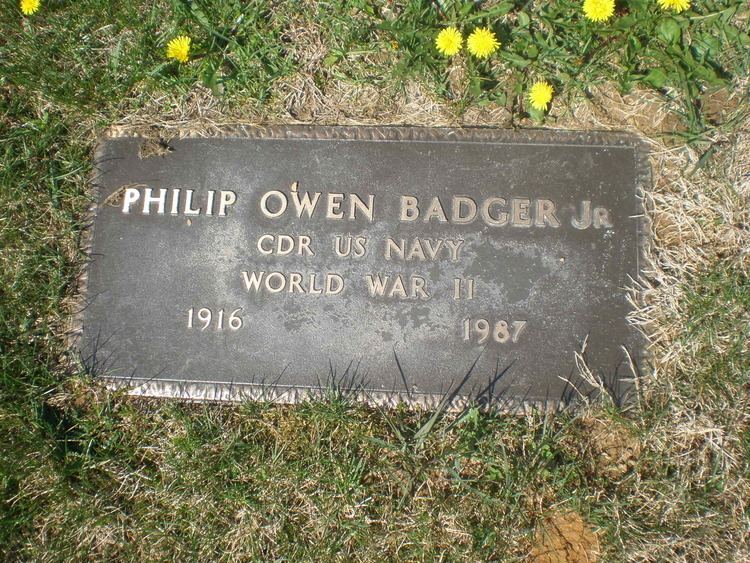 Owen Badger CDR Philip Owen Badger Jr 1916 1987 Find A Grave Memorial