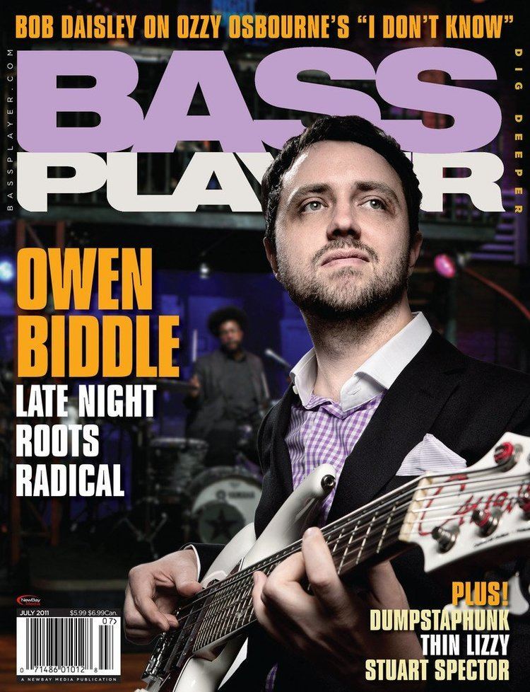 Owen Biddle (musician) NewBay Media Online Store BassPlayer Jul 2011 Owen Biddle