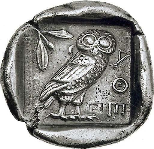 Owl of Athena HACAC Coins Religion Zeus