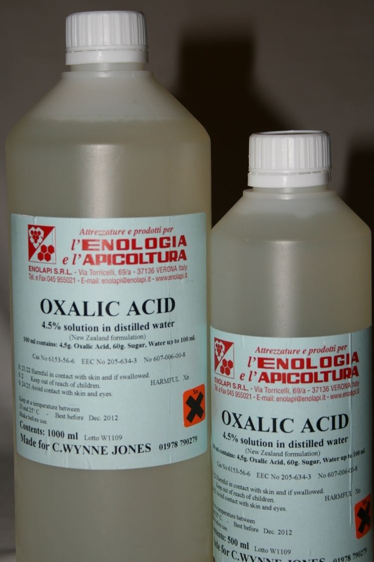 Oxalic acid Oxalic Acid Solution 1ltr 800 C Wynne Jones Bottles Jars