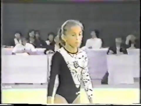 Oksana Fabrichnova Oksana FABRICHNOVA URS floor 1991 Yokohama international junior