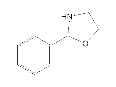 Oxazolidine 2phenyl13oxazolidine C9H11NO ChemSynthesis