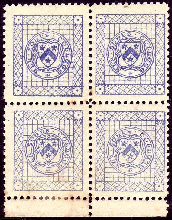 Oxford and Cambridge college stamps