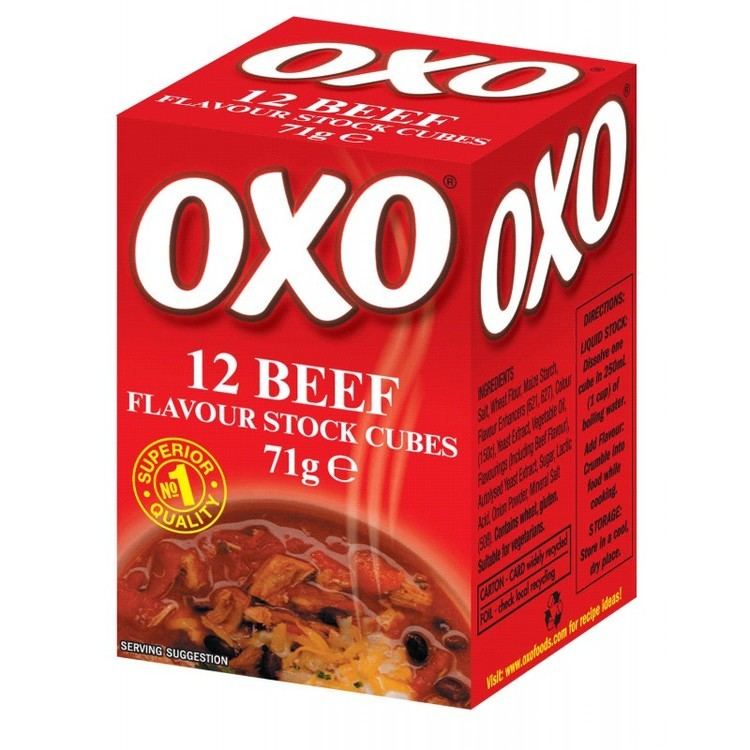 OXO 'BEEF' STOCK CUBES (Genuine) 4 x 24 Cube Packs (96 Cubes). Made in the  UK.