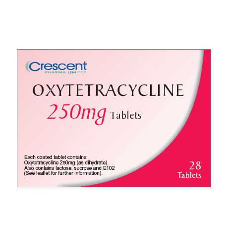 Oxytetracycline Oxytetracycline Tablets 250mg Crescent Pharma