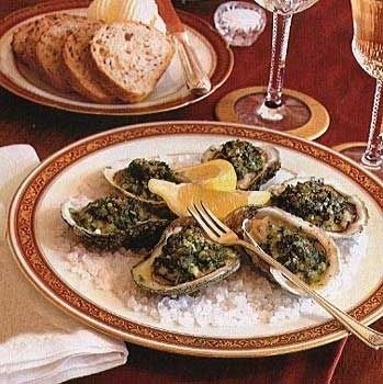 Oysters Rockefeller Oysters Rockefeller recipe Epicuriouscom