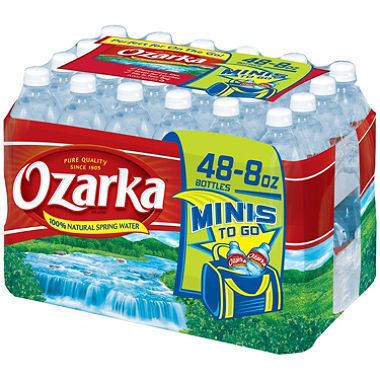 Ozarka Ozarka 100 Natural Spring Water 8 oz 48 pk Sam39s Club