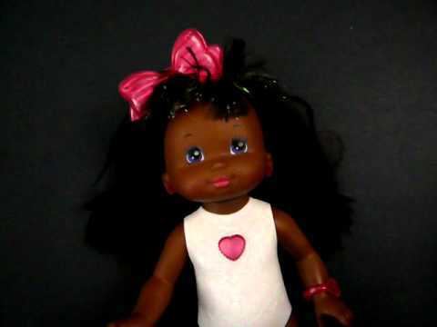 P. J. Sparkles vintage 80s toy PJ Sparkles light up doll African American