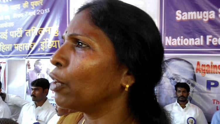 P. Sivakami P Sivakami at Protest for Justice for Victims of Caste Atrocities