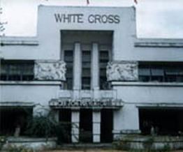Facade of White Cross Sanitarium designed by Architect Pablo Antonio in 1938